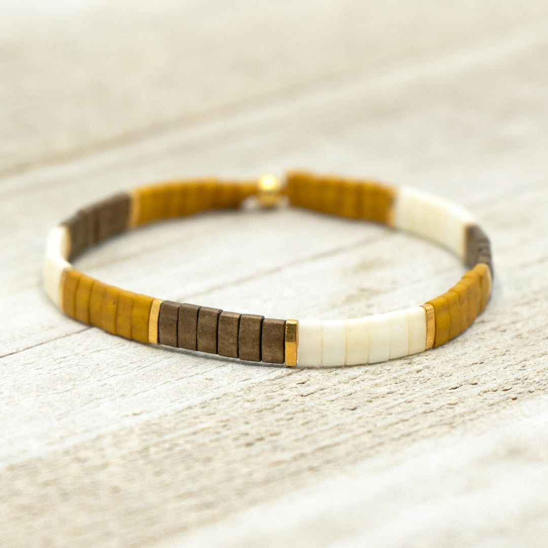 DESERT SANDS - Tila Bead Bracelet | Single - Mack & Rex