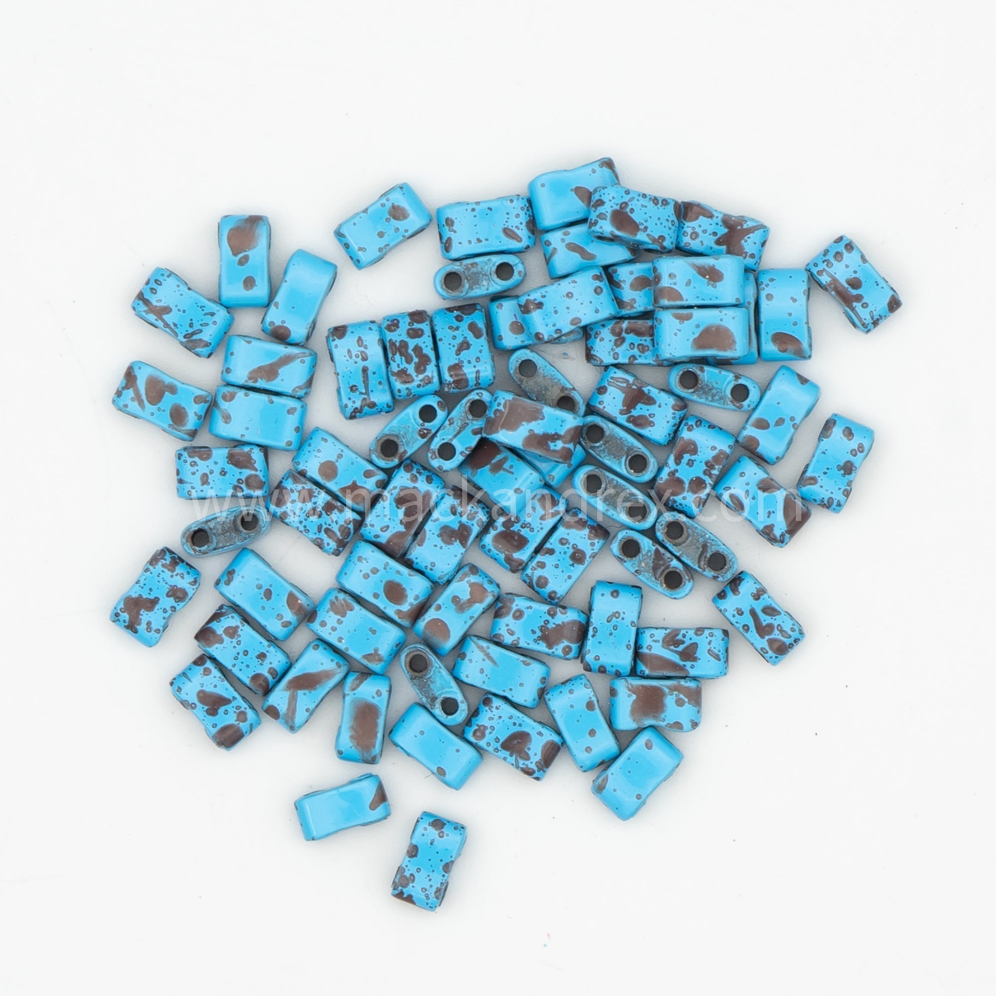 DIRTY SKY BLUE - Half Tile Beads | HTL6821SP - Mack & Rex