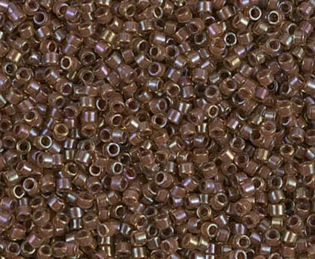 Dark Amber Lined Inside Color 11/0 Delica Seed Beads || DB-0287 | 11/0 delica beads || DB0287