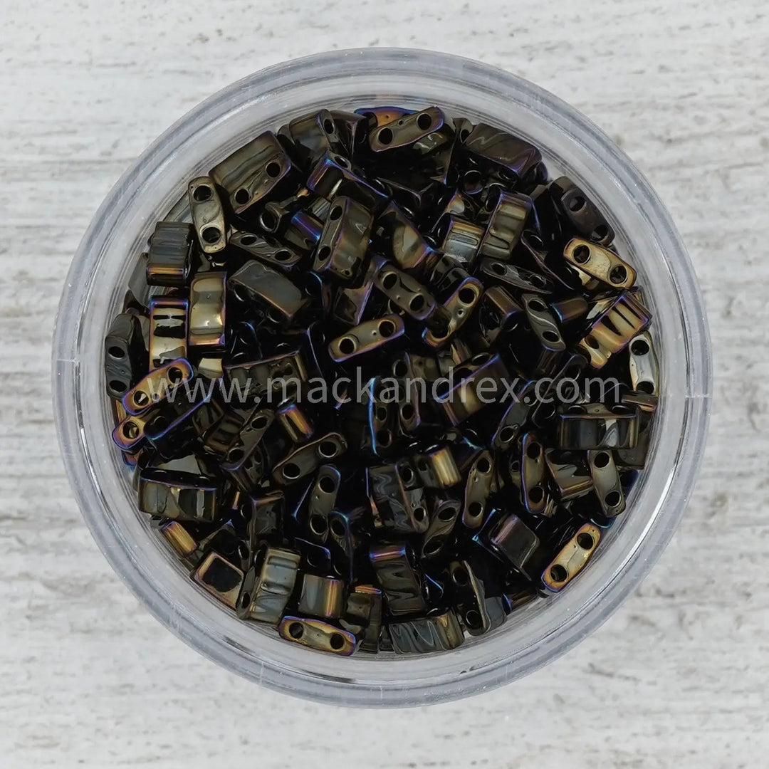 0458 Tila Beads - Olive Metallic