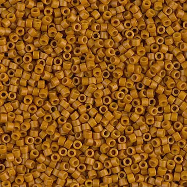 Dark Pumpkin 11/0 Delica Seed Beads || DB-0653 | Miyuki Delica Beads 11/0 delica beads || DB0653