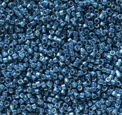 Deep Aqua Blue Duracoat 11/0 Delica Seed Beads || DB-2516 | 11/0 delica beads || DB2516