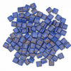 Dirty Dark Blue - Tile Beads Specialty colors TL6040- flat square glass tile beads for jewelry - Mack & Rex