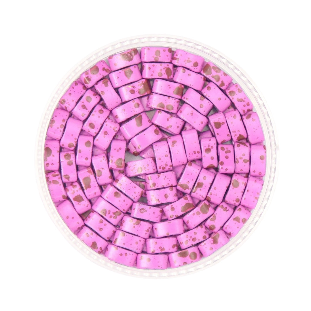 DIRTY FUCHSIA - Whole Tile Beads