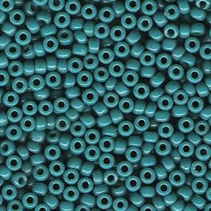 Duracoat Dyed Opaque Azure 8/0 seed beads || RR8-4483 - Mack & Rex