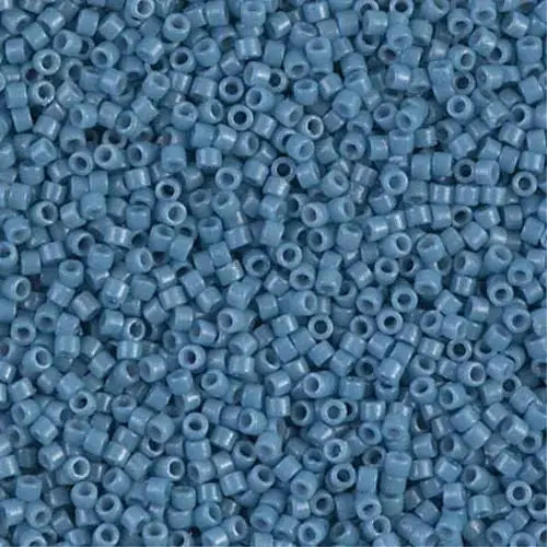 a close up of a bunch of blue beads