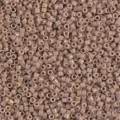 Duracoat Dyed Opaque Beige 11/0 delica beads || DB2105