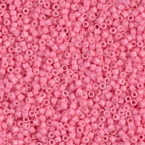Duracoat Dyed Opaque Carnation 11/0 delica beads || DB2117