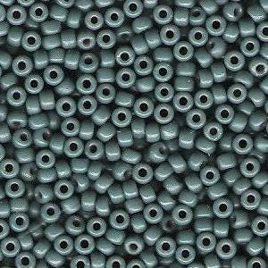 Duracoat Dyed Opaque Eucalyptus 8/0 seed beads || RR8-4481 - Mack & Rex