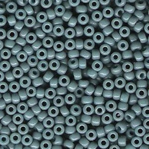 Duracoat Dyed Opaque Moody Blue 8/0 seed beads || RR8-4479 - Mack & Rex