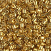 Duracoat Galvanized Gold 8/0 Delica || DBL-1832 || Miyuki Delica Seed Beads || Mack and Rex || Wholesale glass beads in bulk - Mack & Rex