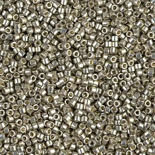 Duracoat Galvanized Light Pewter 11/0 delica beads || DB1851