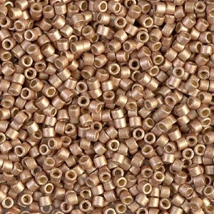 Duracoat Galvanized Matte Champagne D10-1834F ||  Delica Seed Beads - Mack & Rex