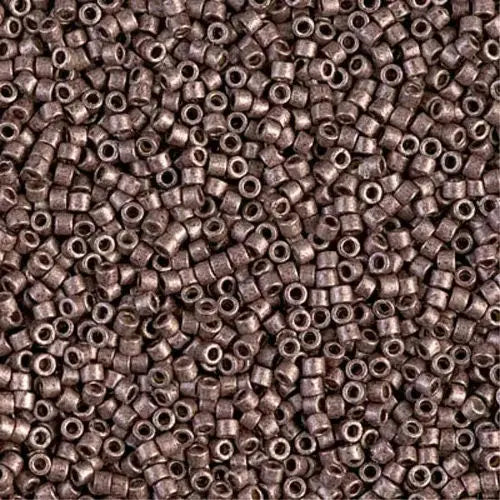 Duracoat Galvanized Matte Dark Mauve 11/0 delica beads || DB1843F