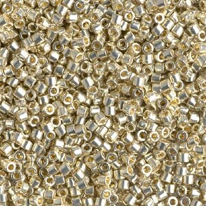 Duracoat Galvanized Silver  10/0 Delica || DBM-1831 ||  Delica Seed Beads - Mack & Rex