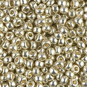 Duracoat Galvanized Silver 8/0 seed beads || RR8-4201 - Mack & Rex