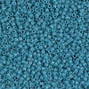 Dyed Semi-Frosted Opaque Capri Blue 11/0 delica beads || DB0798