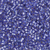 Dyed Semi-Frosted Silverlined Purple  10/0 Delica || DBM-0694 ||  Delica Seed Beads - Mack & Rex