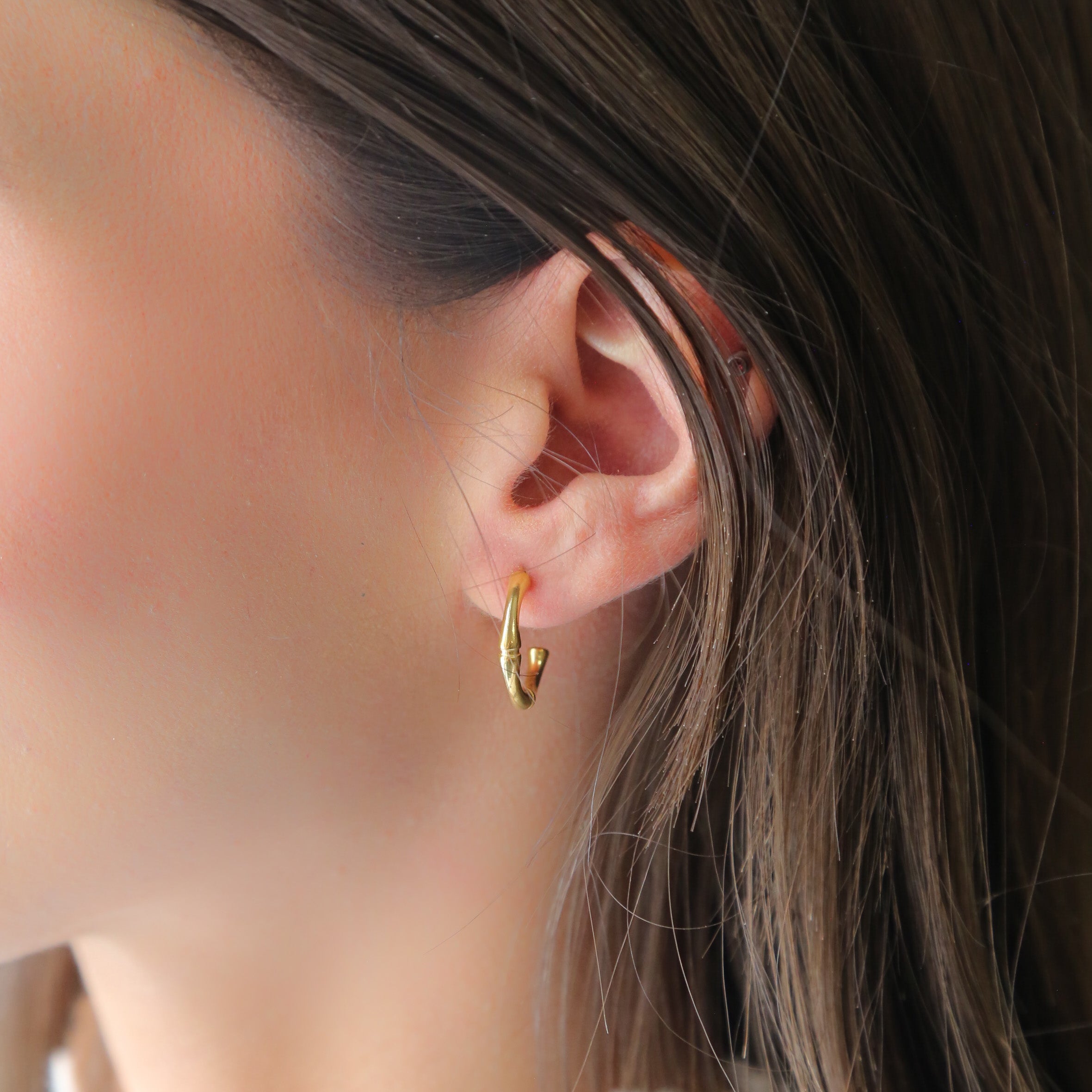 18k Gold cheapest Earrings