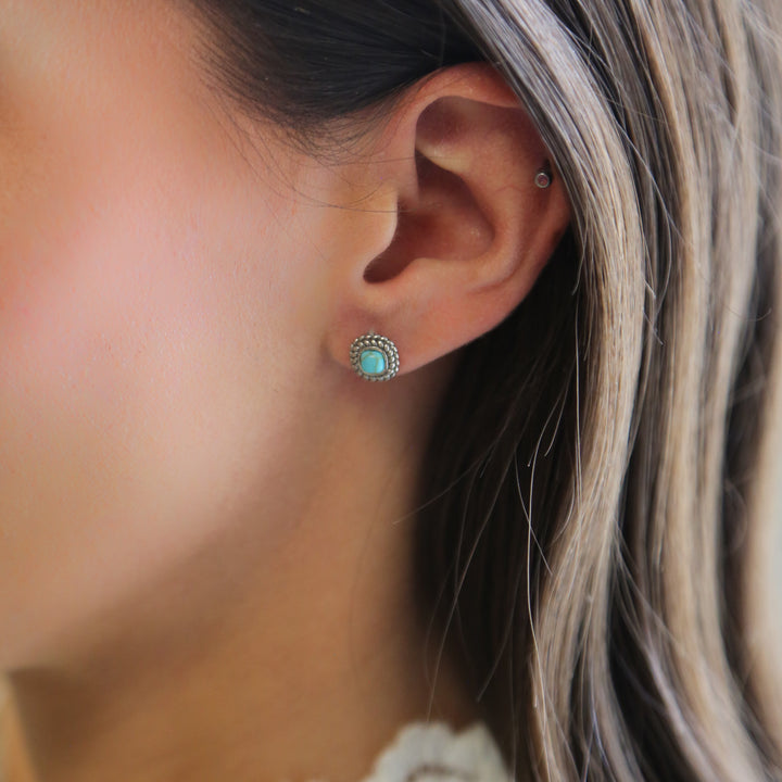 RODEO- Trendy Turquoise Earrings For Girls & Women