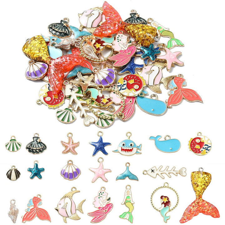 SEA THEME - Bracelet Charms