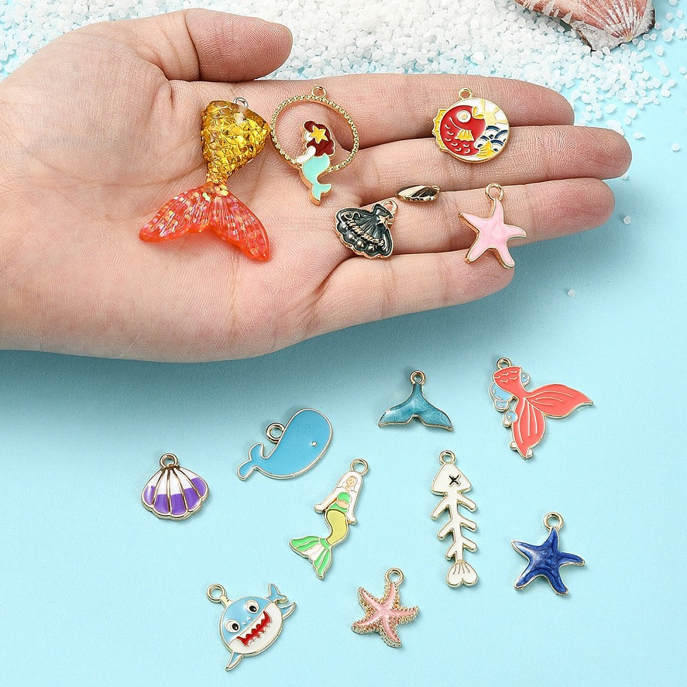 SEA THEME - Bracelet Charms