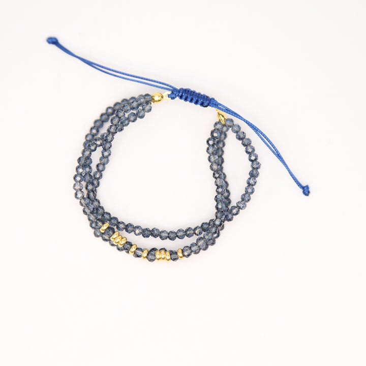 ELECTRA NAVY - Adjustable Accent Bracelet