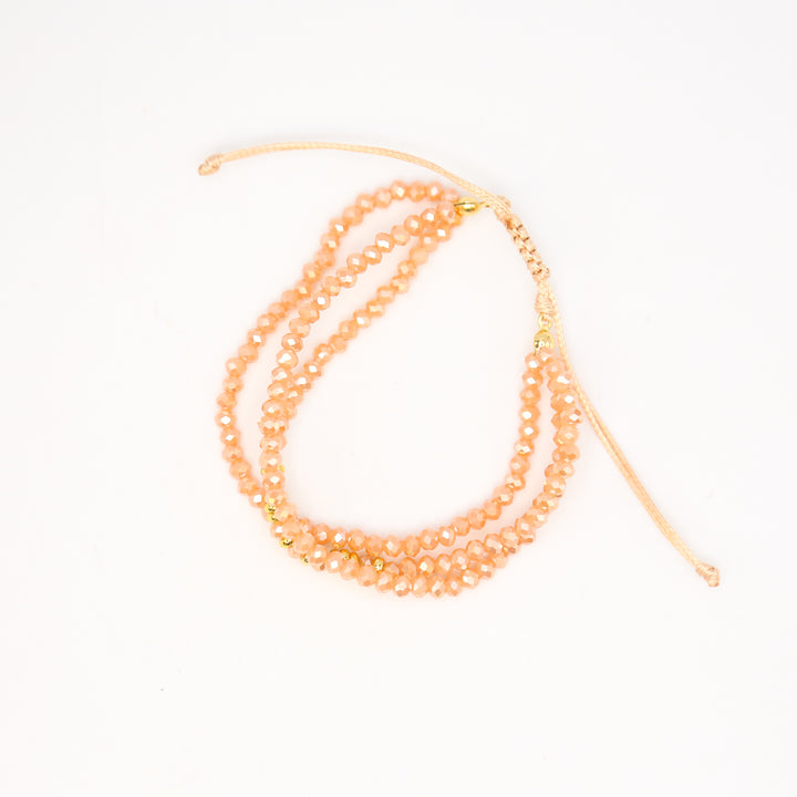ELECTRA PEACH - Adjustable Accent Bracelet