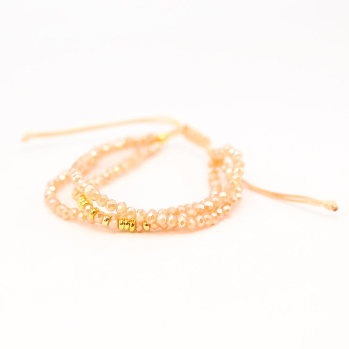 ELECTRA PEACH - Adjustable Accent Bracelet