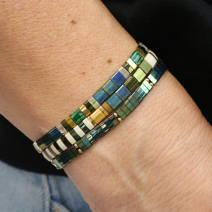ENCHANTED GROVE - Tila Bracelet Stack of 3
