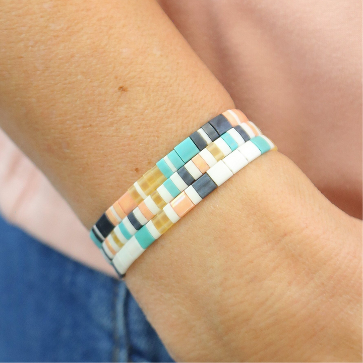 BIKINI BOTTOM - Beaded Bracelets - Set of 3