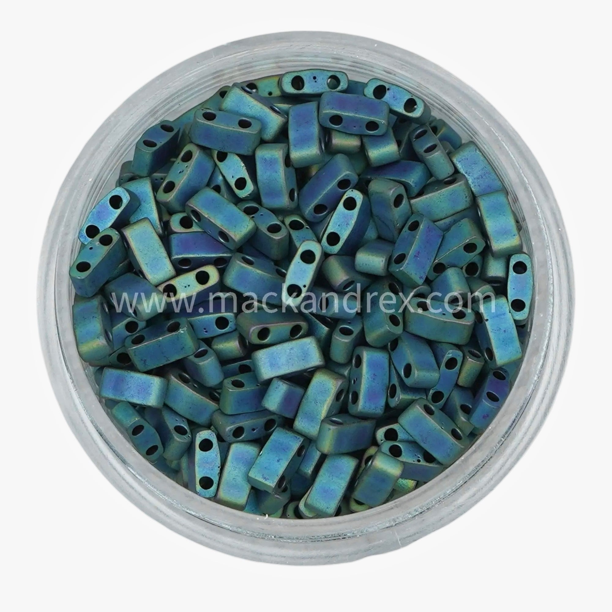 Mack & Rex Tila Beads Peacock Tl2064 - Miyuki Two-Hole Flat Beads