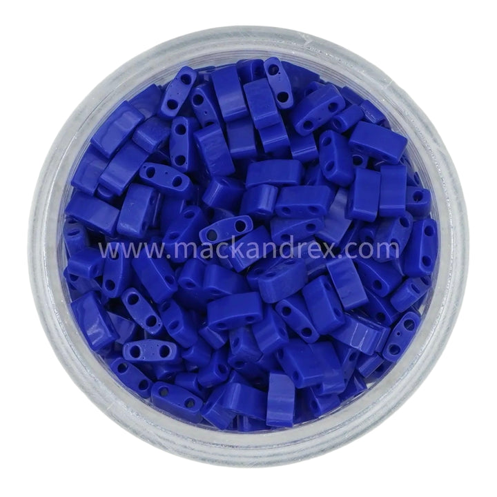 0414 Tila Beads - Cobalt Solid