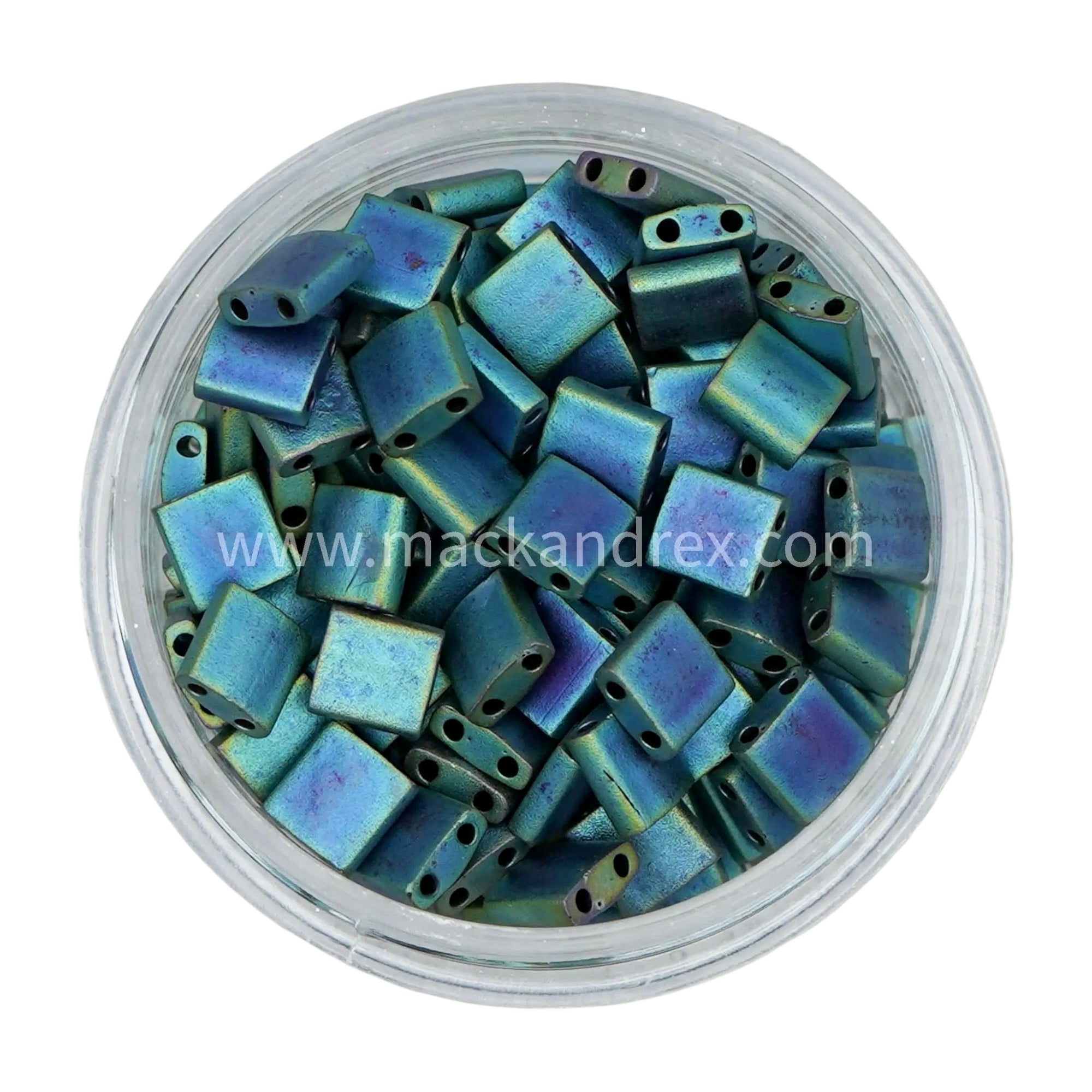 Mack & Rex Tila Beads Peacock Tl2064 - Miyuki Two-Hole Flat Beads