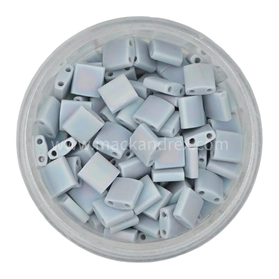 0498FR Tila Beads - Matte Grey