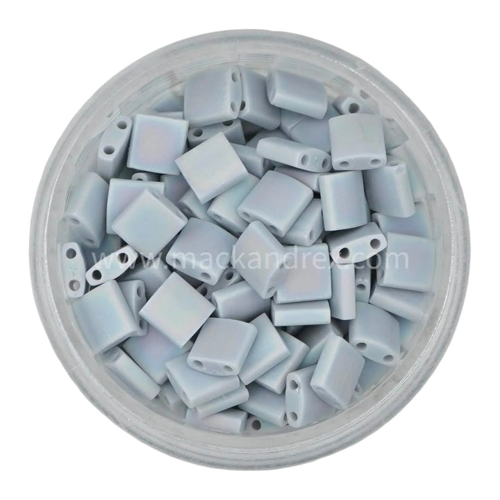 0498FR Tila Beads - Matte Grey