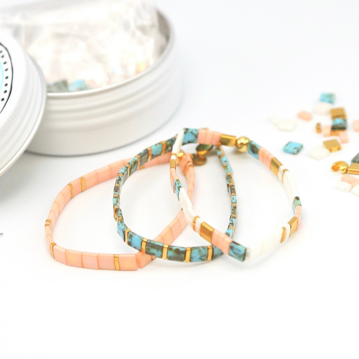 BEACH HOUSE - Tila Bracelet Making Kit - 3 Bracelets