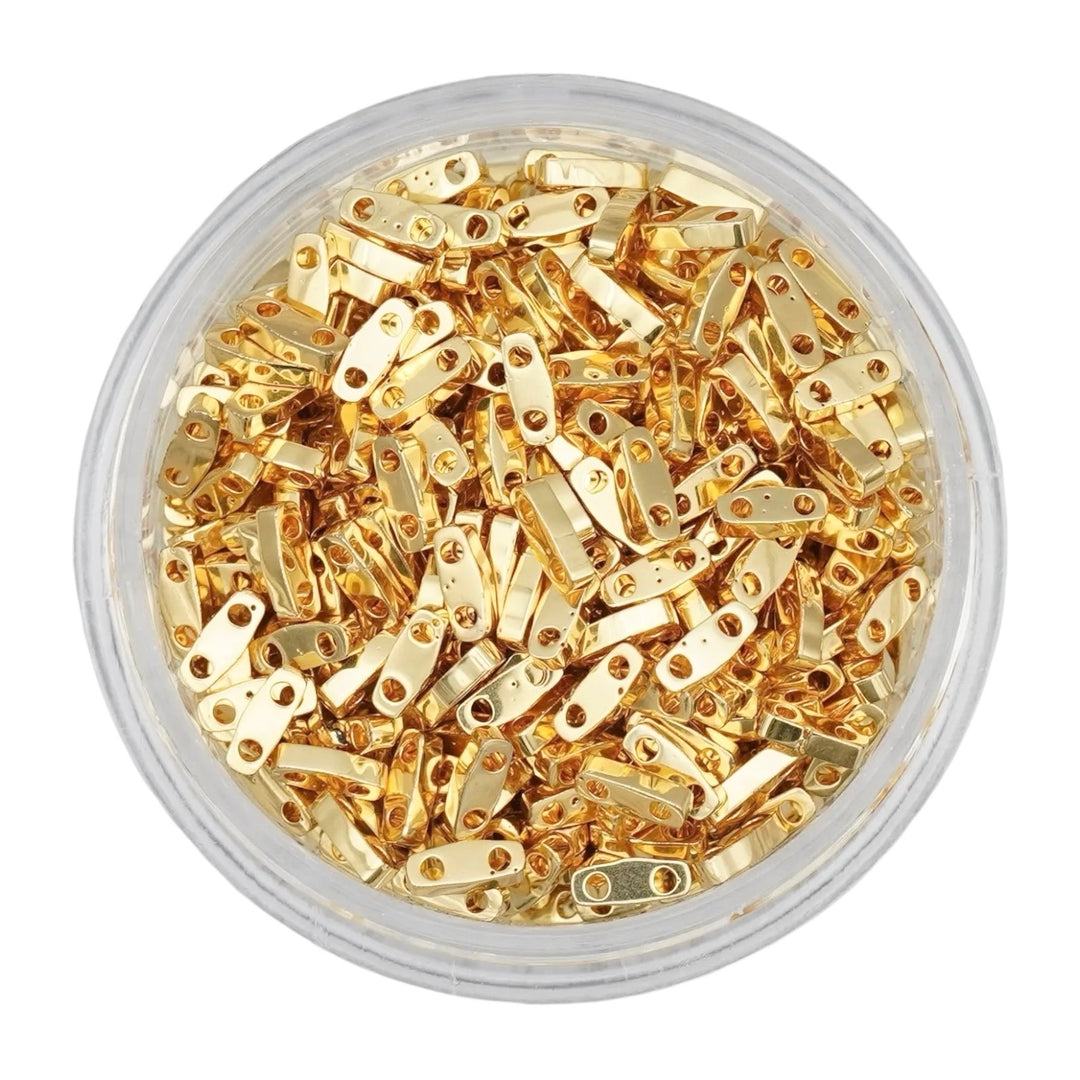 24K Gold Plated Tila Beads - 0191 Tila Beads