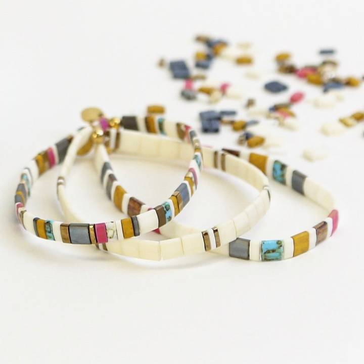 CAROLINA BEACHES - Tila Bracelet Making Kit - 3 Bracelets