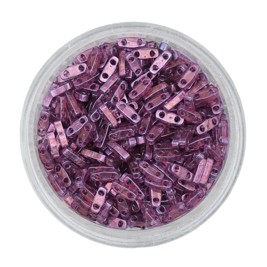 0316 Tila Beads - Light Amethyst Luster