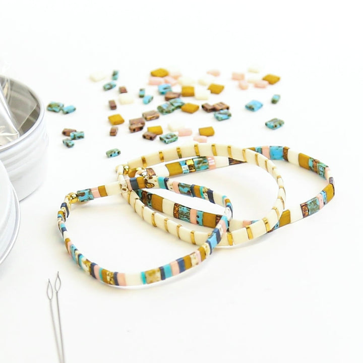 COUNTRY SUNRISE - Tila Bracelet Making Kit - 3 Bracelets