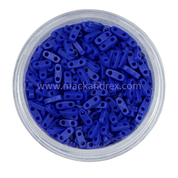 0414 Tila Beads - Cobalt Solid