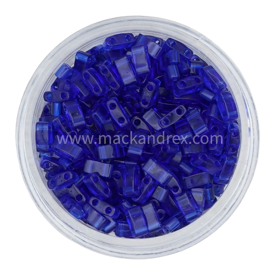 Cobalt Transparent Half Tila | HTL0151