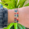 SOIREE - 3 Tila Bead Bracelet Stack