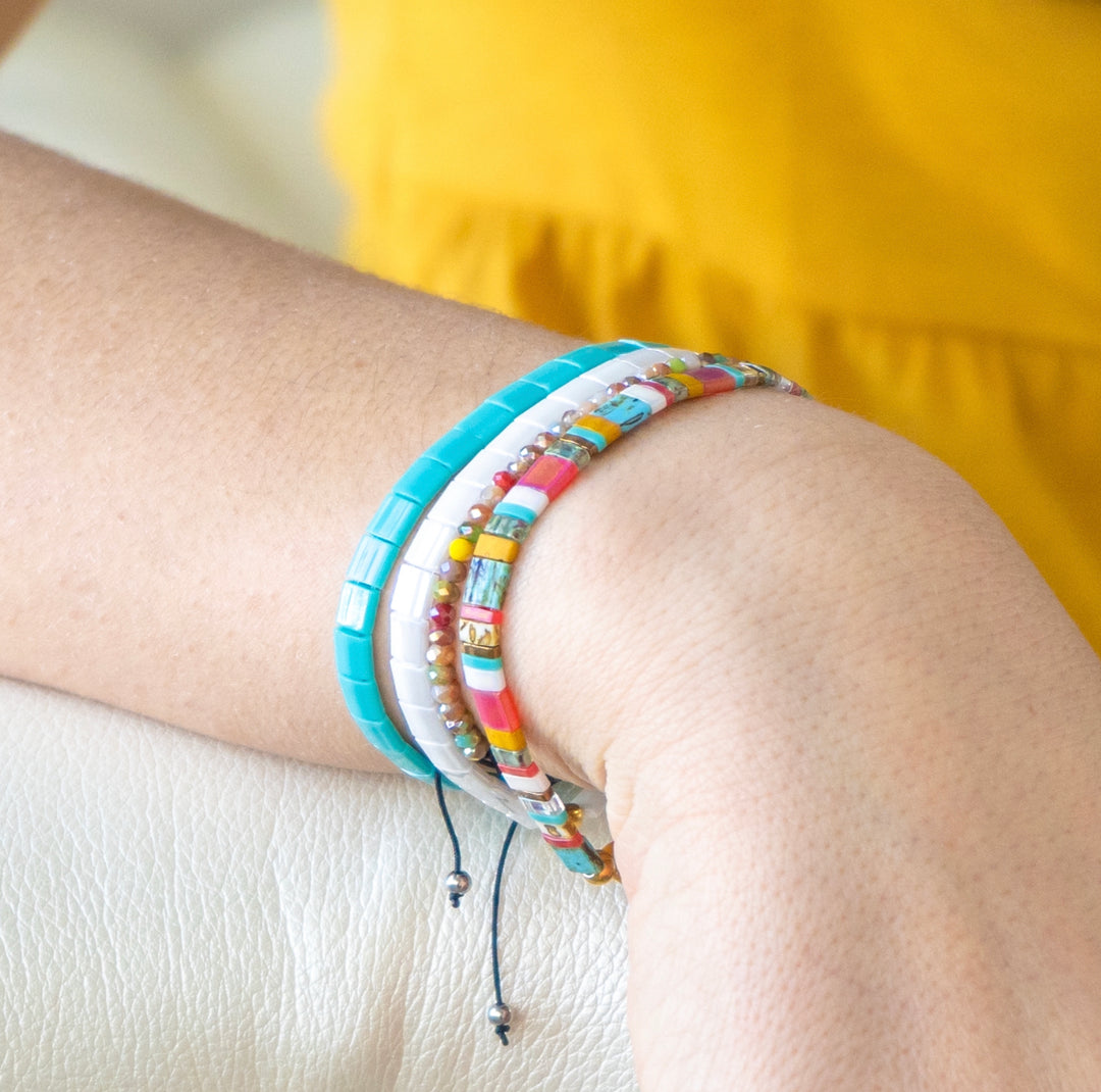 BEACHY - Tila Bead Bracelets