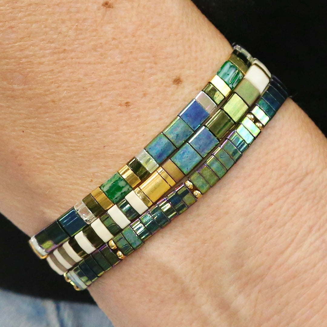 ENCHANTED GROVE - Tila Bracelet Stack of 3