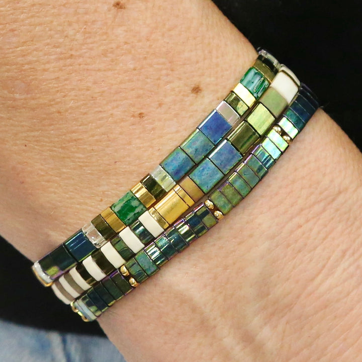 ENCHANTED GROVE - Tila Bracelet Stack of 3