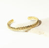 GOLD BRAID - 18K Gold Cuff Bracelet - Accent - Mack & Rex