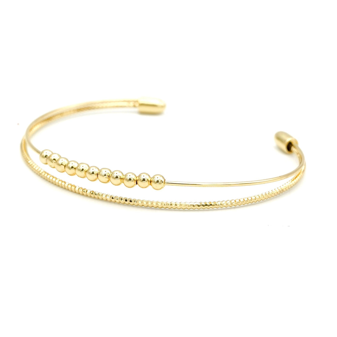 GOLDEN ERA - Gold Cuff Accent Bracelet - Mack & Rex