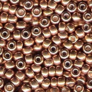Galvanized Gold 6/0 seed beads || RR6-0182 - Mack & Rex